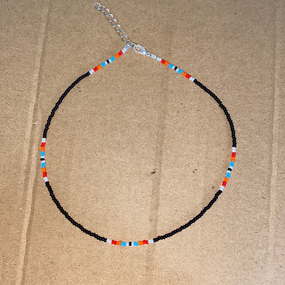 Seed bead choker